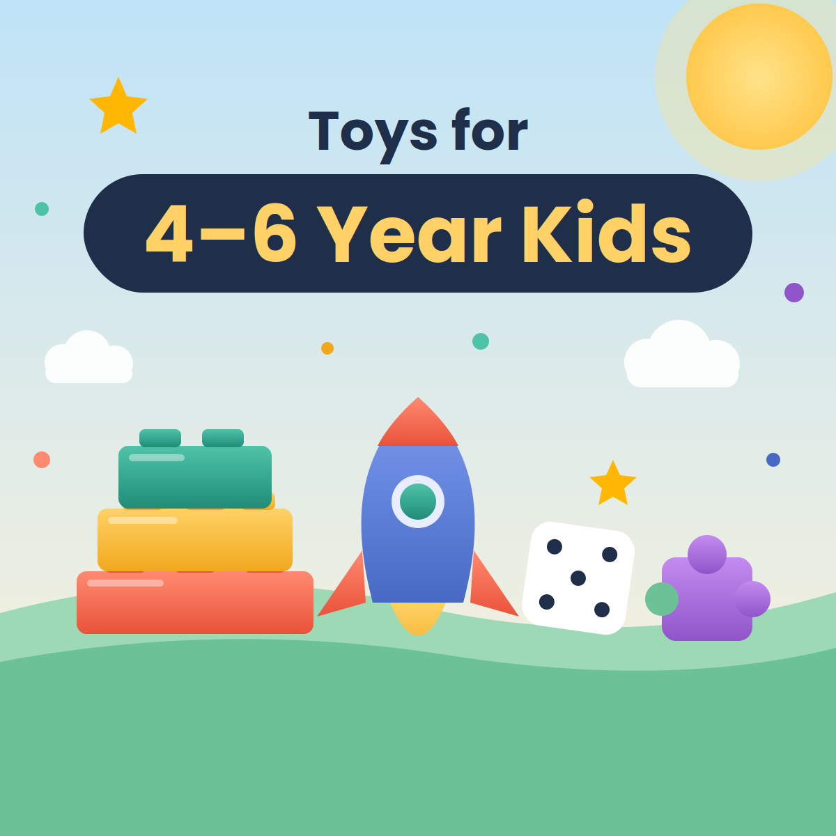 4–6 years: Build, Play, Imagine
