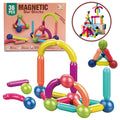 Kids Magnetic Bar Blocks & Spheres – Educational STEM Toy Set