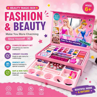 Kids Fashion & Makeup Vanity Set with Accessories