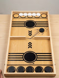 Large Size Fast Sling Puck Wooden Board Game (22 x 11.5 Inches)