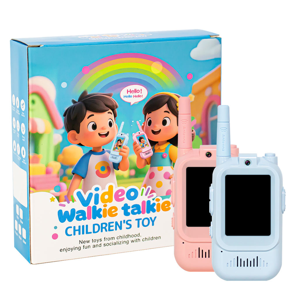 Kids Smart Video Walkie Talkie Toy Set – Wireless 2-Way Live Video Call & Voice Changer