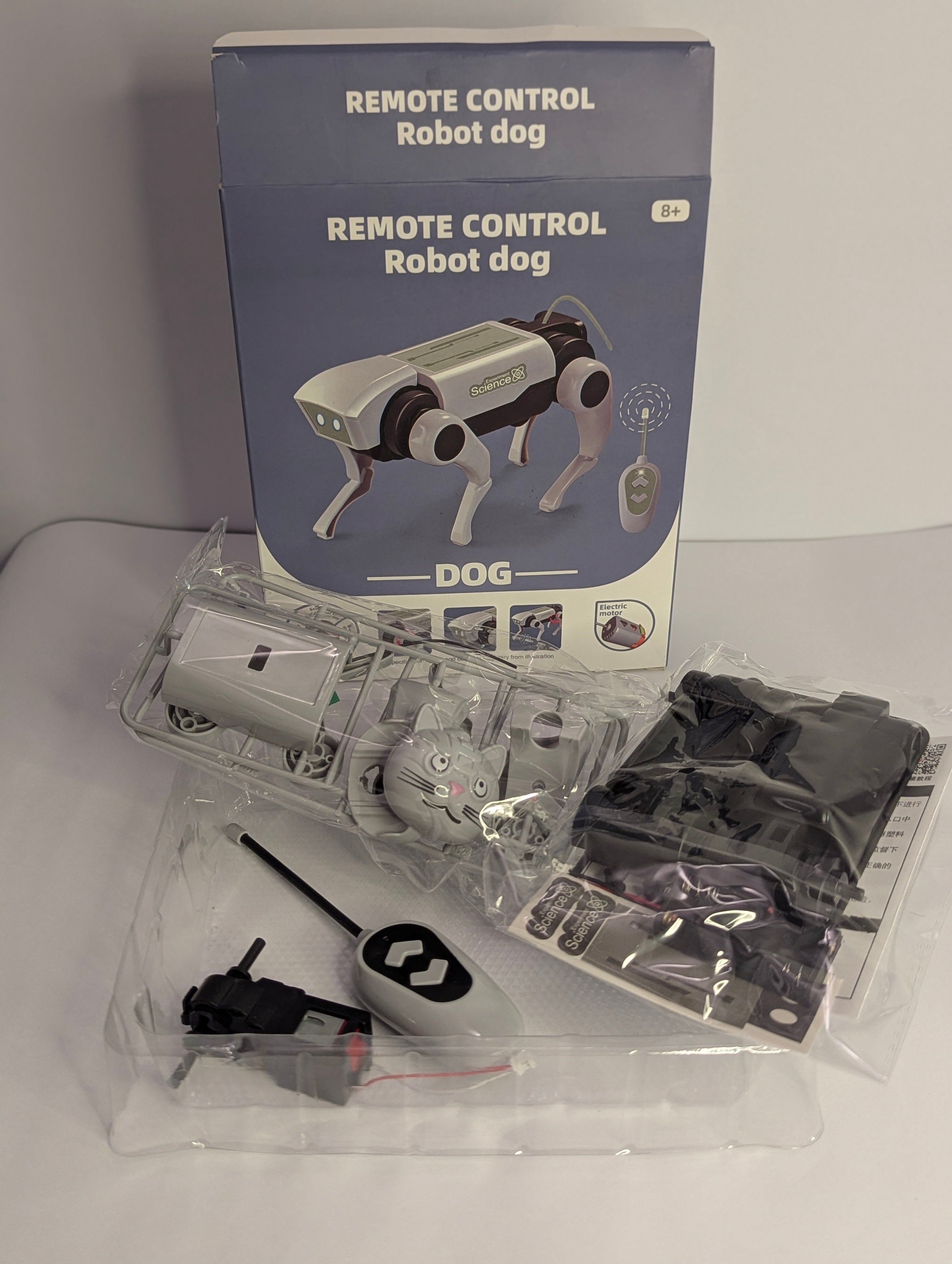 STEM DIY Remote Control Robot Dog – Educational Science Kit for Kids
